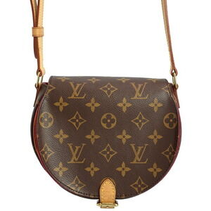 Louis Vuitton Monogram Leather Brown Tan Blanc White Shoulder Bag